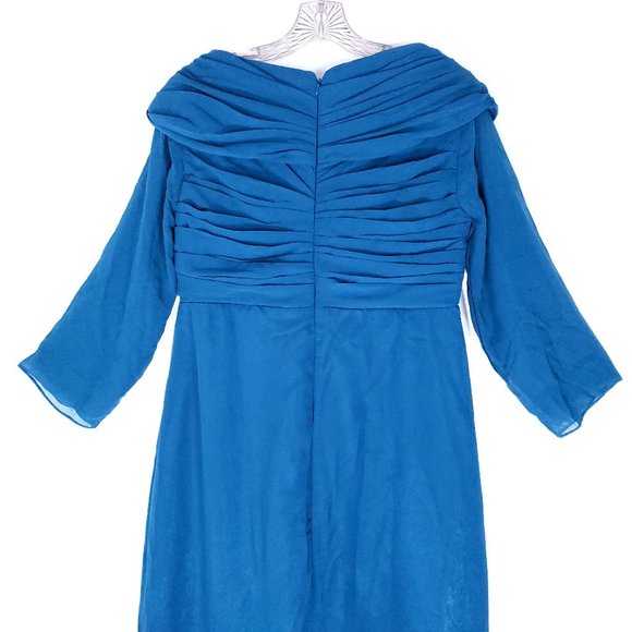 Jaeden Women Maxi Dress Gown Wedding Back Zip Size 12 - NWT - Picture 5 of 8